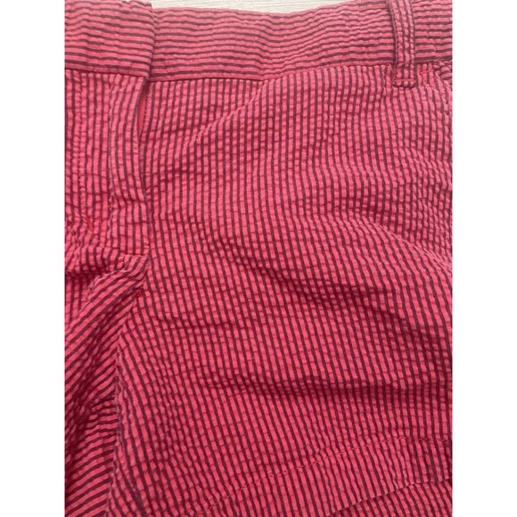 J.Crew Shorts Women's Red Striped Chino nautical travel beach cotton size 6 - Picture 2 of 8